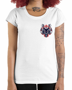 Camiseta Feminina Dragão de Bolso