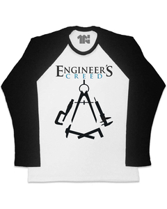 Camiseta Raglan Manga Longa Engineers Creed