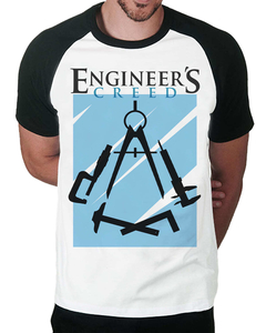 Camiseta Raglan Engineers Creed - loja online