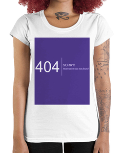 Camiseta Feminina Erro 404
