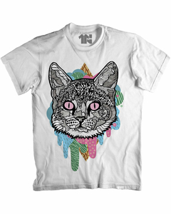 Camiseta Gato em Cores