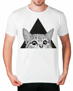 Camiseta Gato Curioso - comprar online