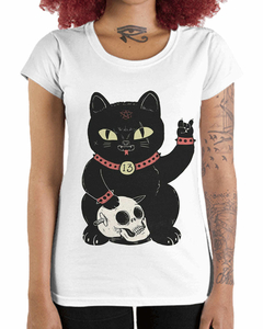Camiseta Feminina Gato da Sorte