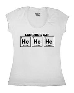 Camiseta Feminina Gás do Riso na internet