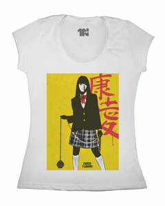 Camiseta Feminina Gogo Yubari na internet