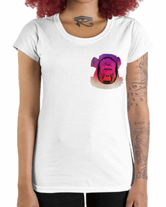 Camiseta Feminina Gorila Espacial de Bolso
