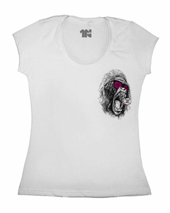 Camiseta Feminina Gorilla Glass de Bolso na internet