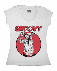 Camiseta Feminina Groovy na internet