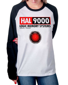 Camiseta Raglan Manga Longa HAL 9000 na internet