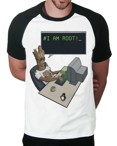 Camiseta Raglan I AM ROOT - comprar online