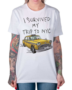 Camiseta I Survived My Trip To NY - Camisetas N1VEL