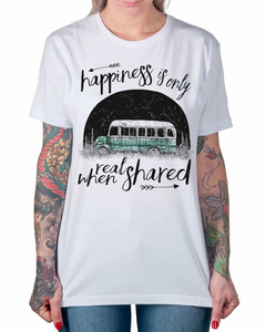 Camiseta Felicidade Compartilhada na internet