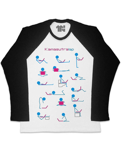 Camiseta Raglan Manga Longa Kamasutra Lap