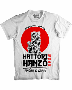 Camiseta Hattori Hanzo Espadas e Sushi - comprar online