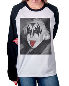 Camiseta Raglan Manga Longa Kiss the Physicist na internet