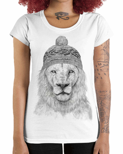 Camiseta Feminina Leão da Neve