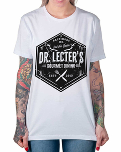 Camiseta Restaurante Gourmet Lecter - Camisetas N1VEL