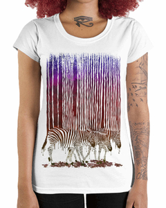 Camiseta Feminina Listras de Zebra