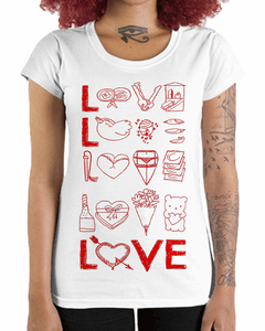 Camiseta Feminina do Amor