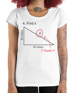 Camiseta Feminina Encontre o X