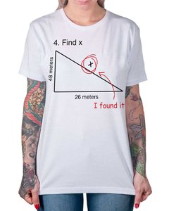 Camiseta Encontre o X - Camisetas N1VEL