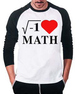 Camiseta Raglan Manga Longa Matemática - comprar online