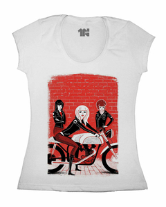 Camiseta Feminina Motoqueiras na internet