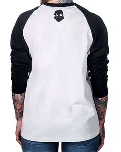 Raglan Manga Longa Coração Artístico - Camisetas N1VEL