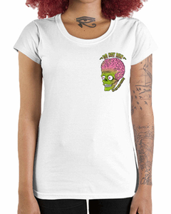 Camiseta Feminina Não Corra de Bolso