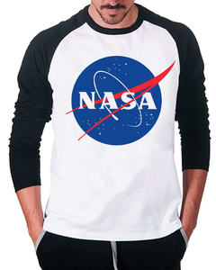 Camiseta Raglan Manga Longa Nasa - comprar online