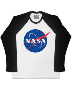 Camiseta Raglan Manga Longa Nasa