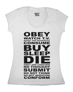 Camiseta Feminina da Vida na internet