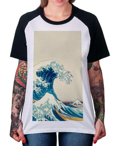 Camiseta Raglan Kanagawa na internet