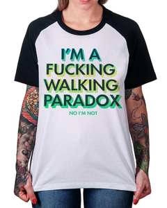 Camiseta Raglan Paradoxo na internet