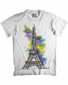 Camiseta Paris Aquarela