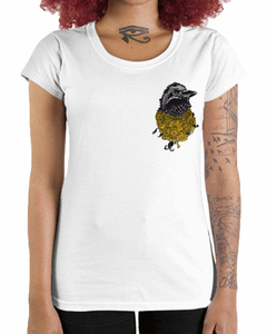Camiseta Feminina Pássaro PIMP de Bolso