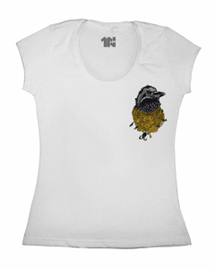 Camiseta Feminina Pássaro PIMP de Bolso na internet