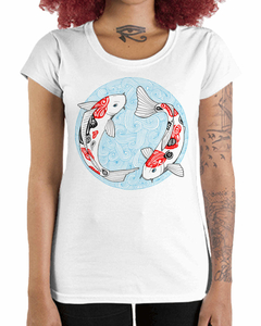 Camiseta Feminina Peixes