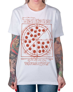 Camiseta Pizza Vitruviana - Camisetas N1VEL