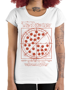 Camiseta Feminina Pizza Vitruviana