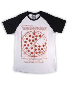 Camiseta Raglan Pizza Vitruviana