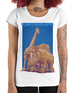 Camiseta Feminina Planos Rejeitados - comprar online