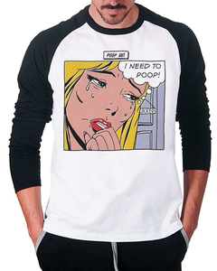 Raglan Manga Longa POOP ART - comprar online