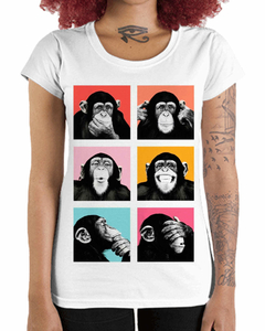 Camiseta Feminina Primatas