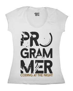 Camiseta Feminina Programador na internet
