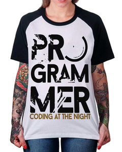 Camiseta Raglan Programador na internet