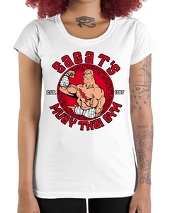 Camiseta Feminina Academia Muay Thai Sagat