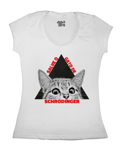 Camiseta Feminina Salve o Gato! na internet