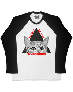 Camiseta Raglan Manga Longa Salve o Gato!