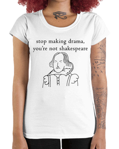 Camiseta Feminina Para de Drama